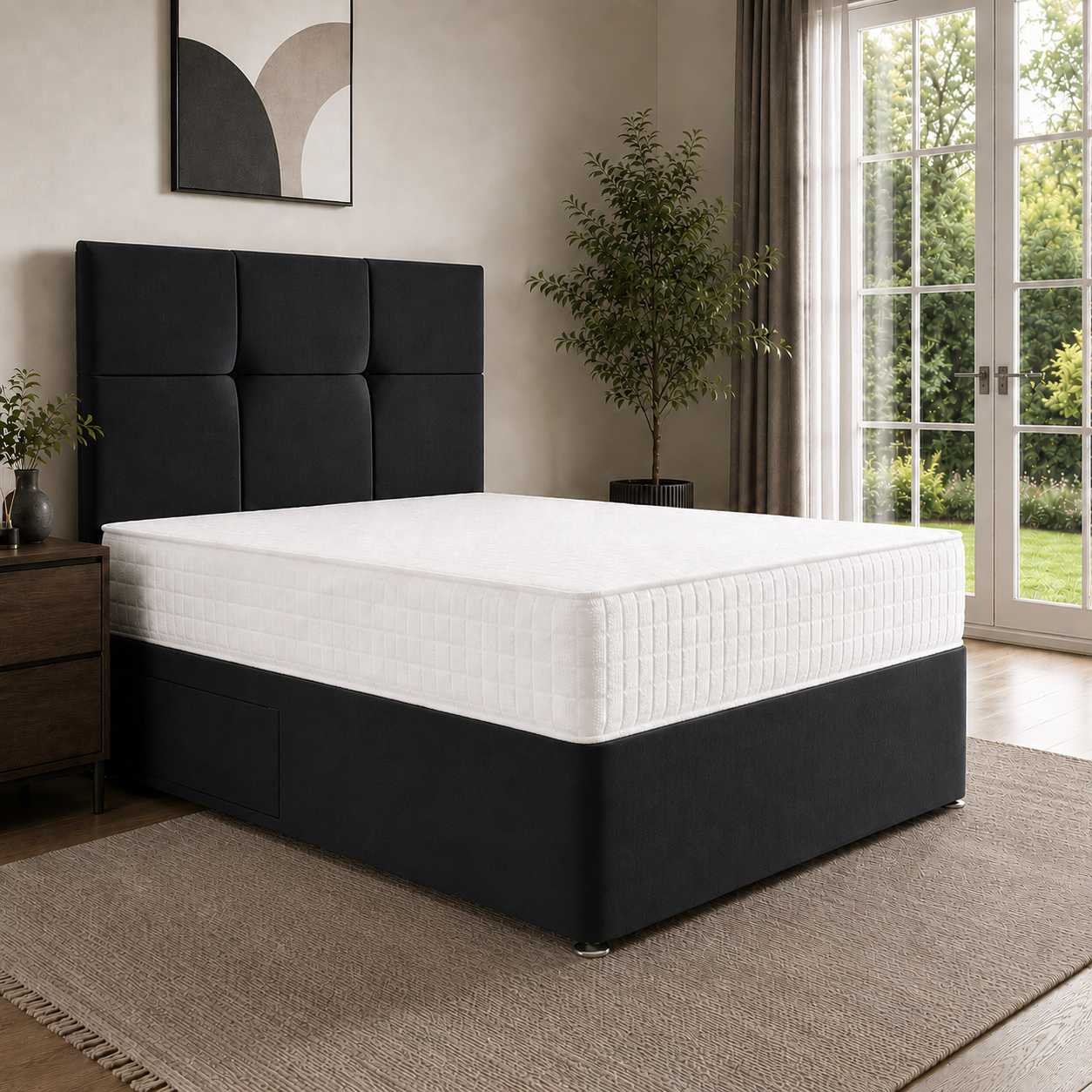 Black Naples,Black Plush velvet