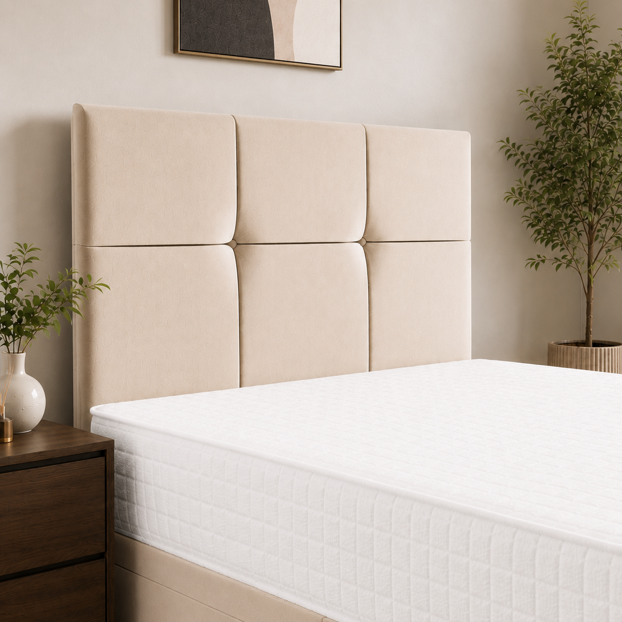 Cream Naples,Cream Plush velvet