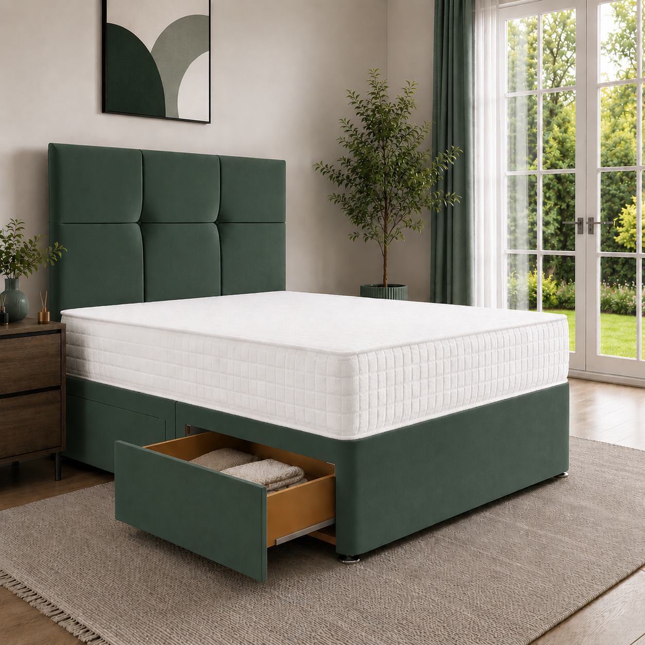 Green Naples,Green Plush velvet