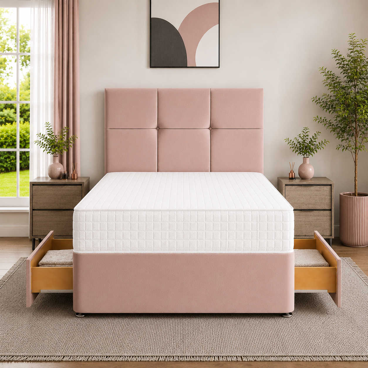 Pink Naples,Pink Plush velvet