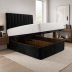 Black Plush velvet, Black Naples