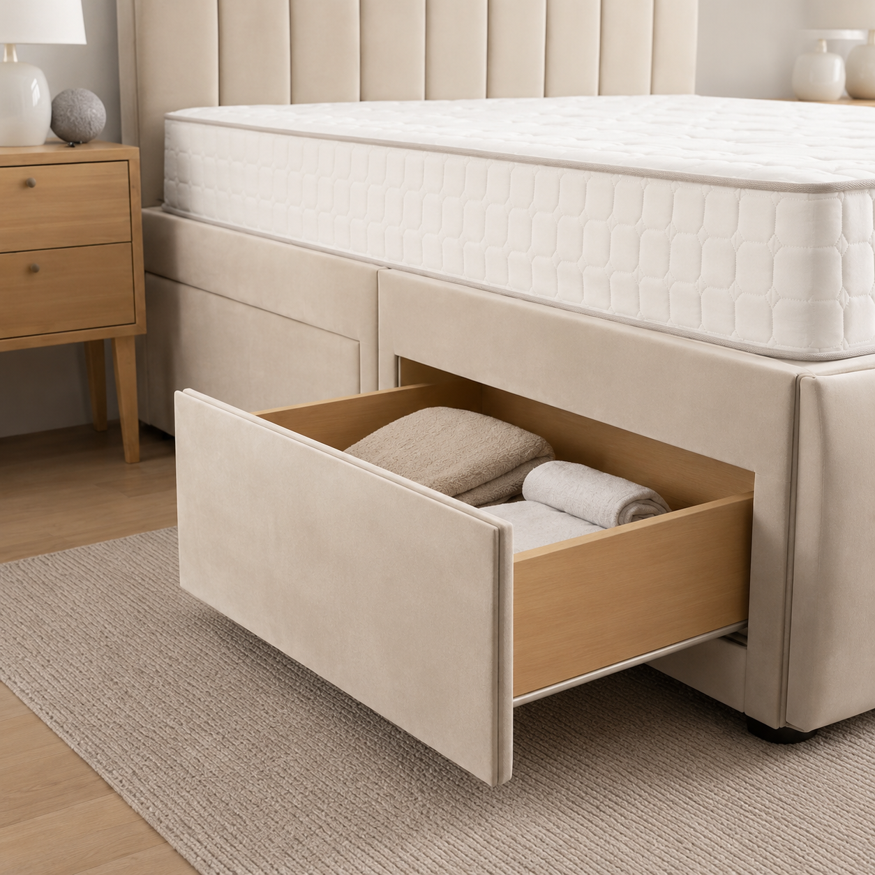 Cream Naples,Cream Plush velvet