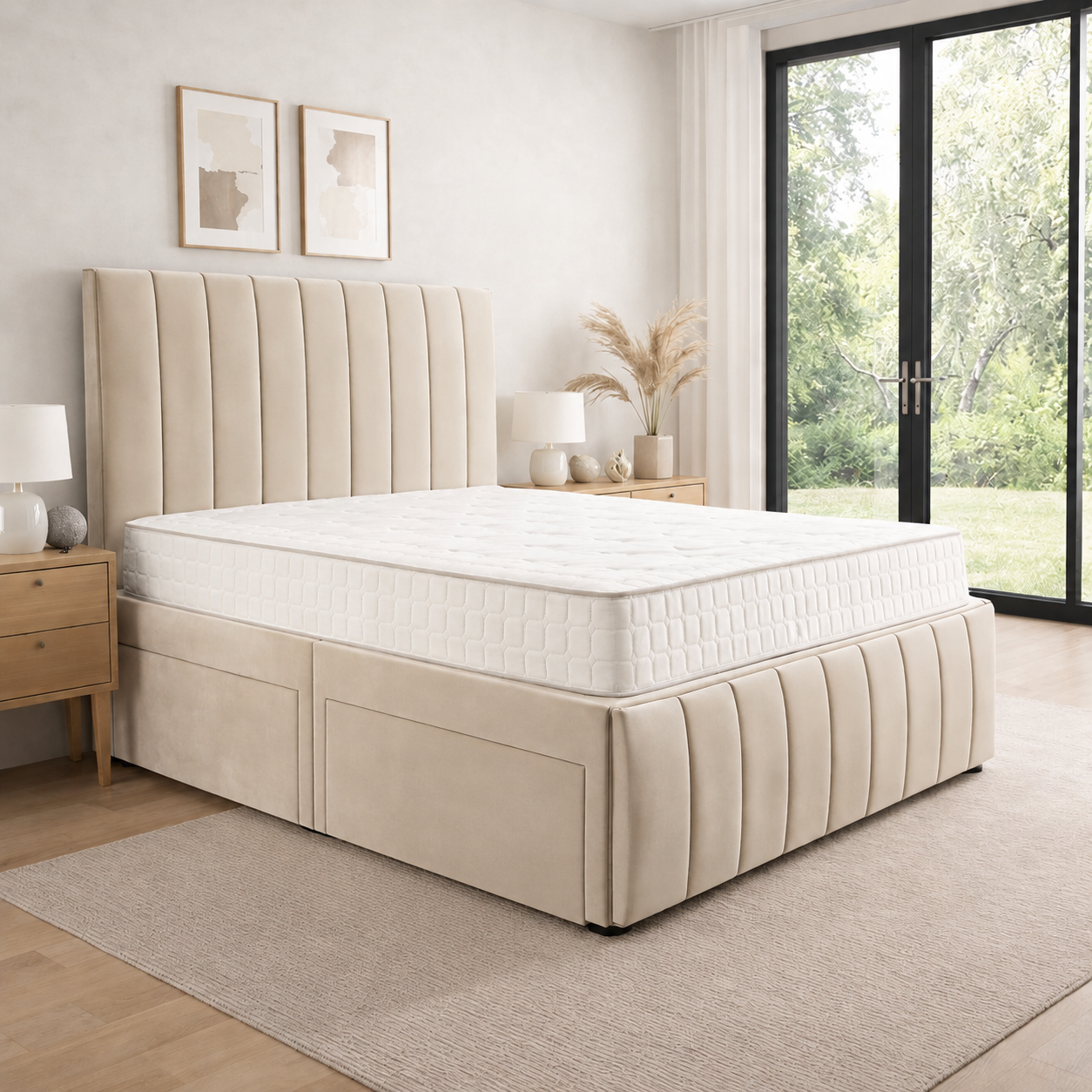 Cream Naples,Cream Plush velvet