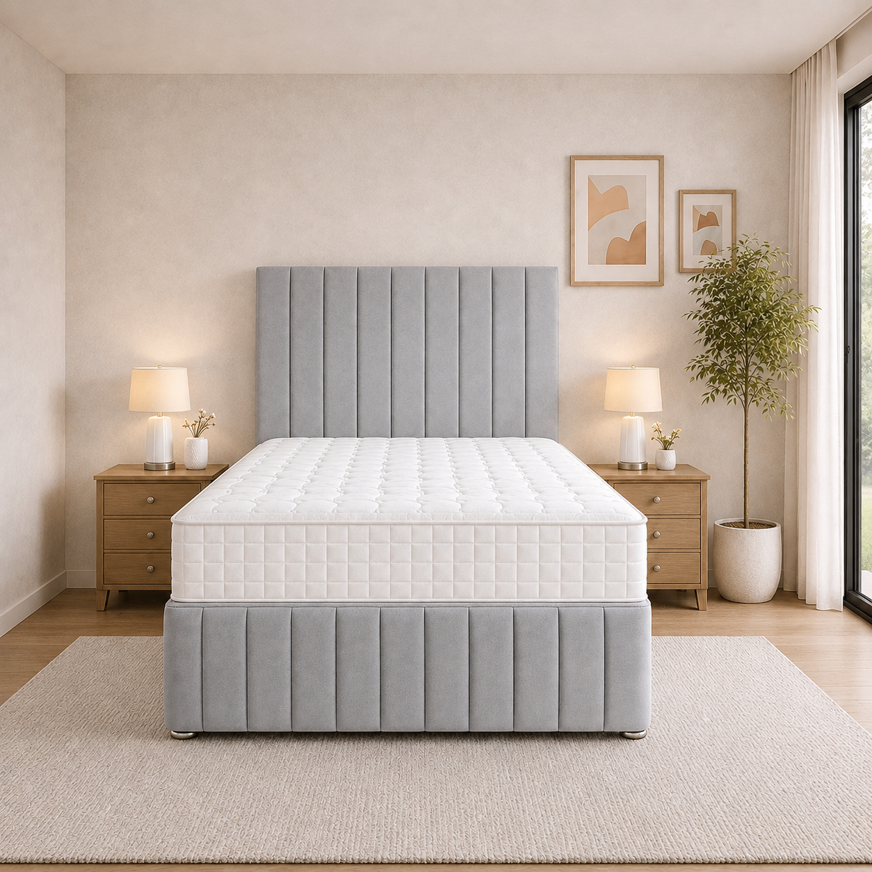 Silver Naples,Silver Plush velvet