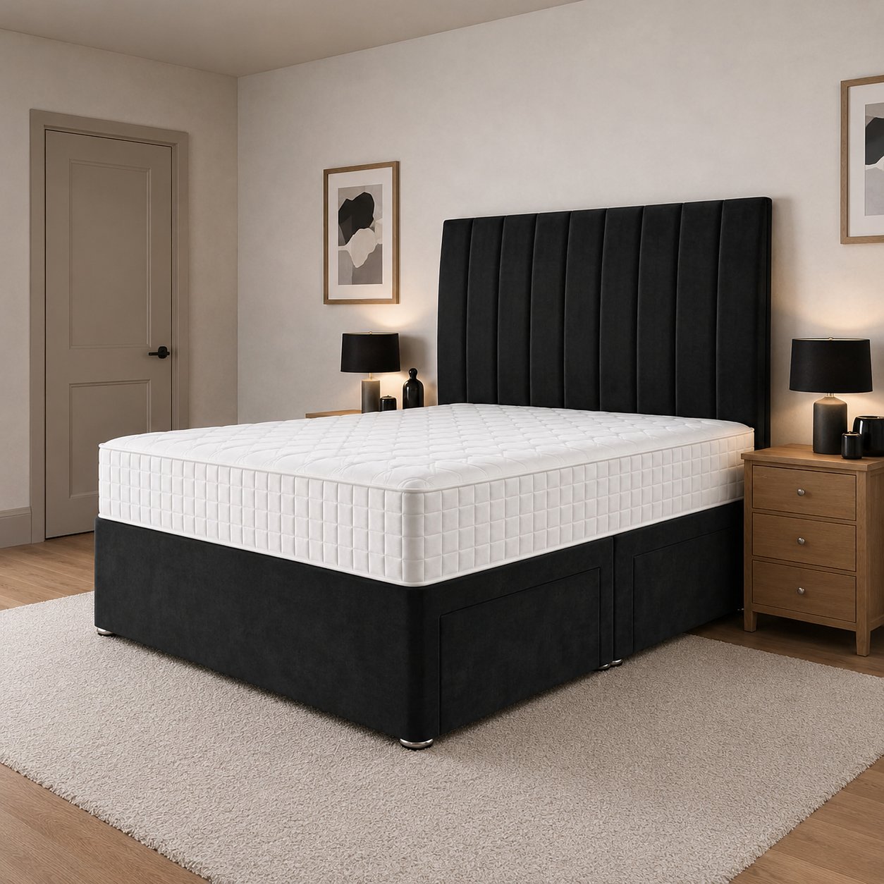 Black Naples,Black Plush velvet