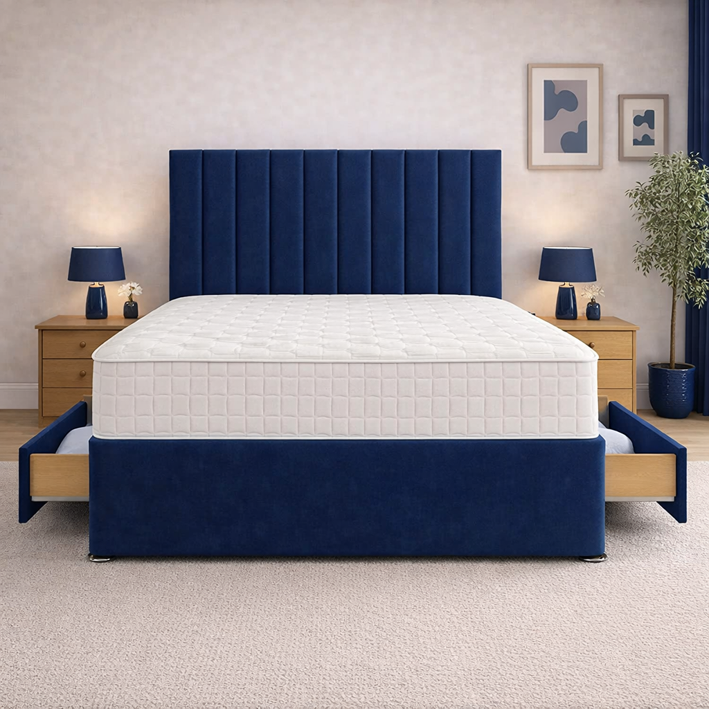 Blue Naples,Blue Plush velvet