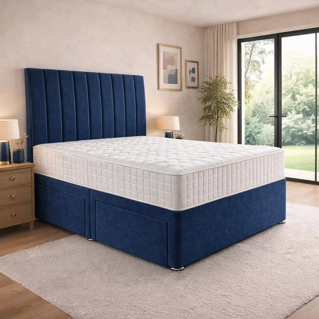 Blue Naples,Blue Plush velvet