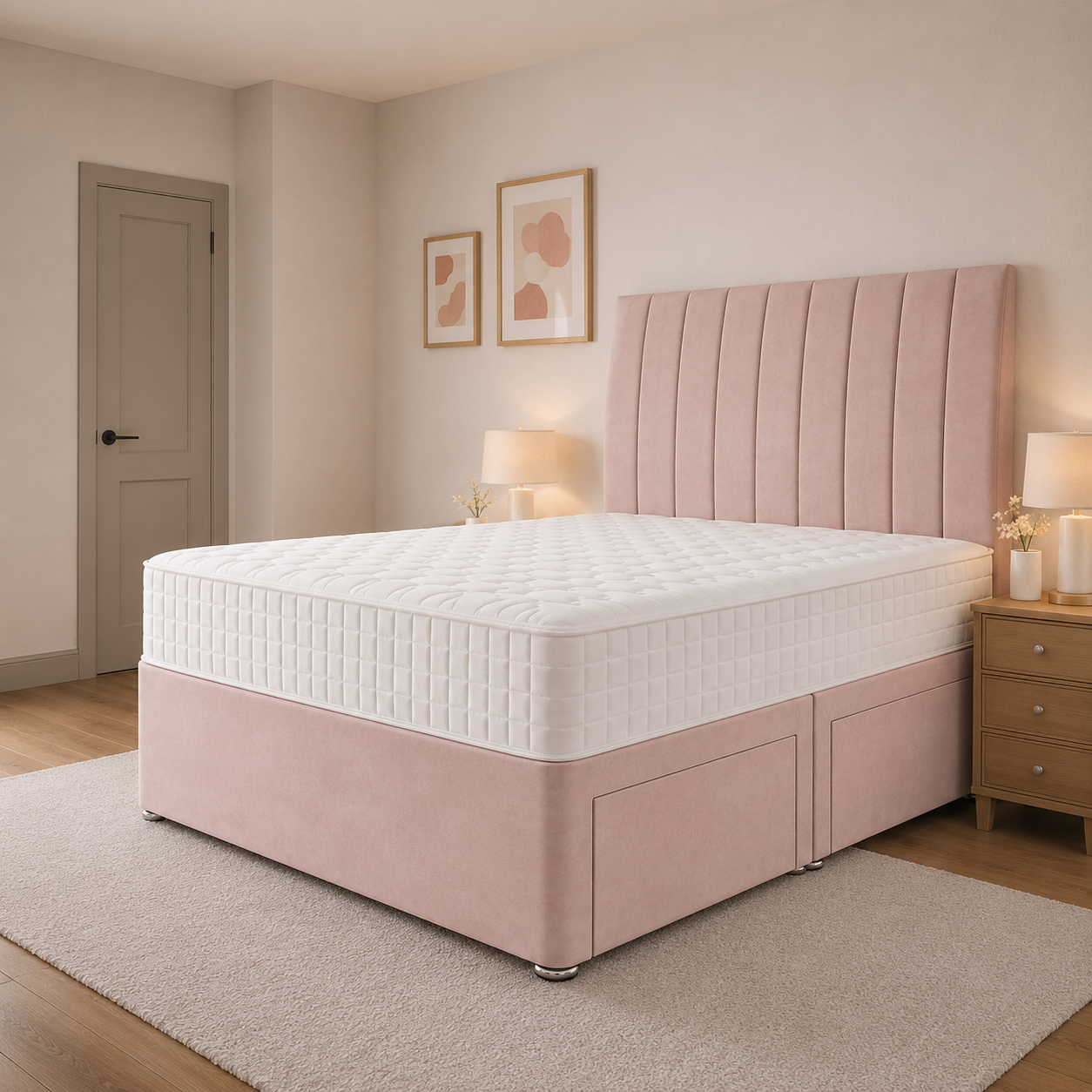 Pink Naples,Pink Plush velvet