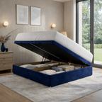 Blue Plush velvet, Blue Naples