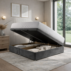 Charcoal Plush velvet, Charcoal Naples