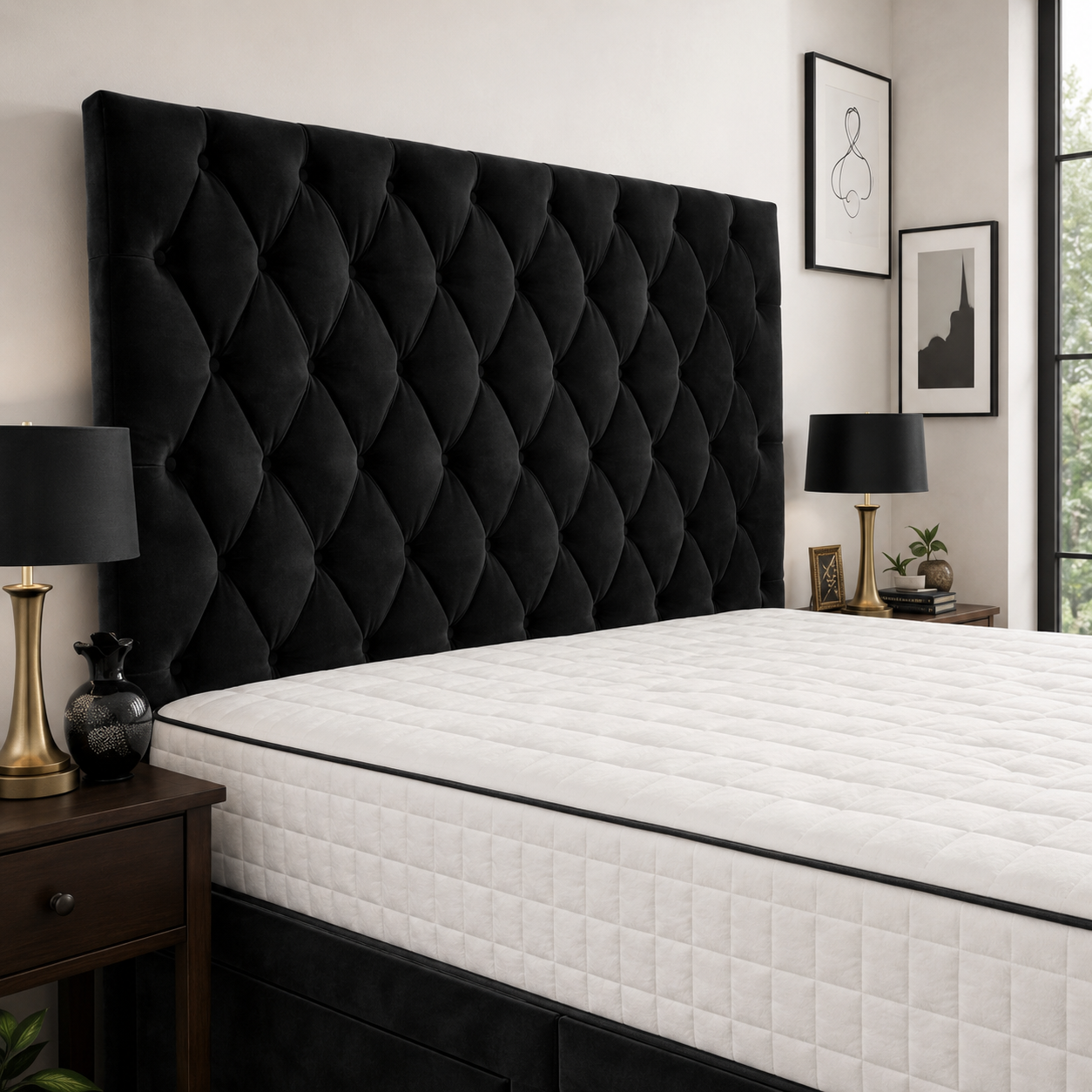 Black Naples,Black Plush velvet