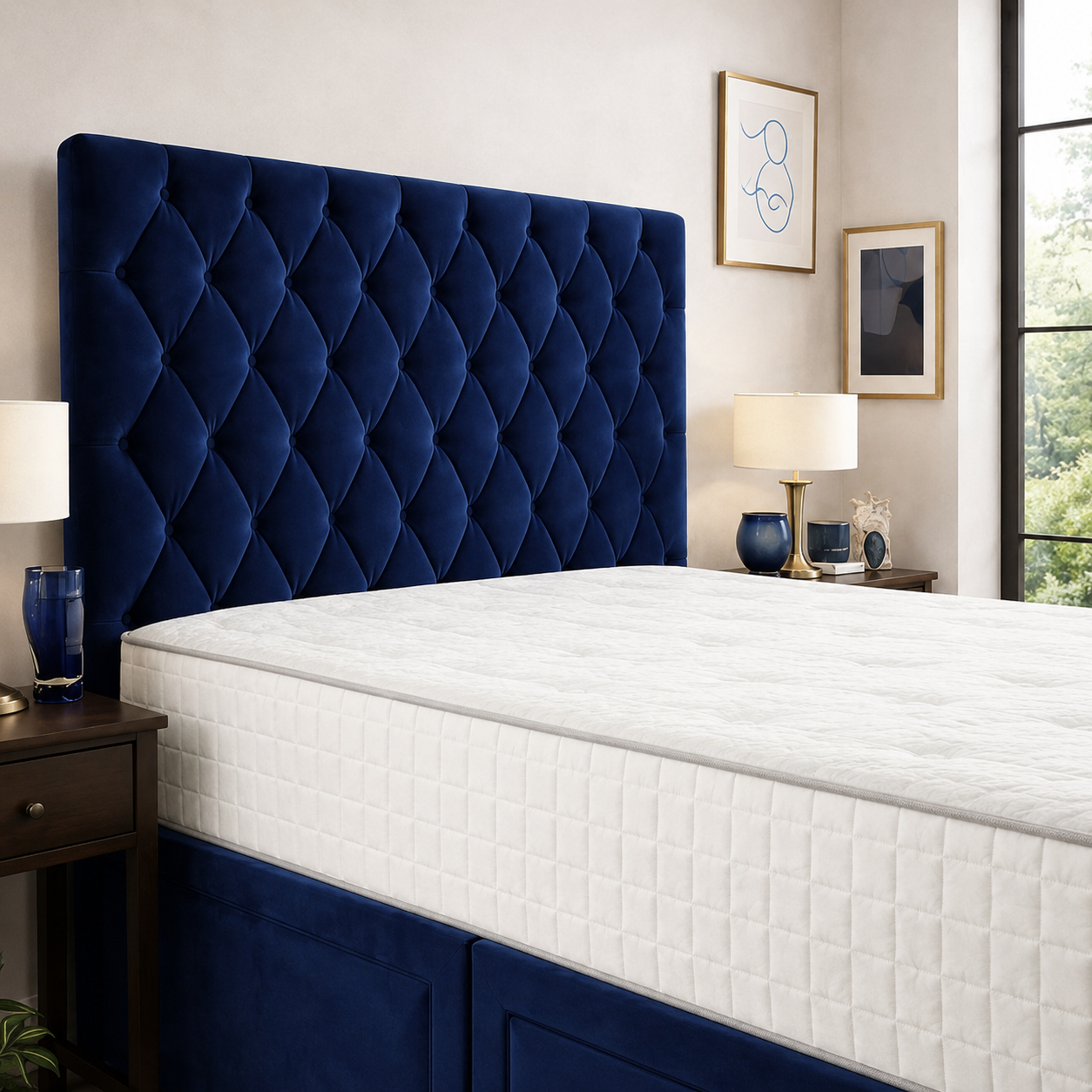 Blue Naples,Blue Plush velvet