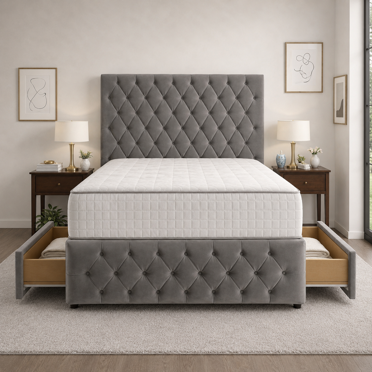 Charcoal Naples,Charcoal Plush velvet