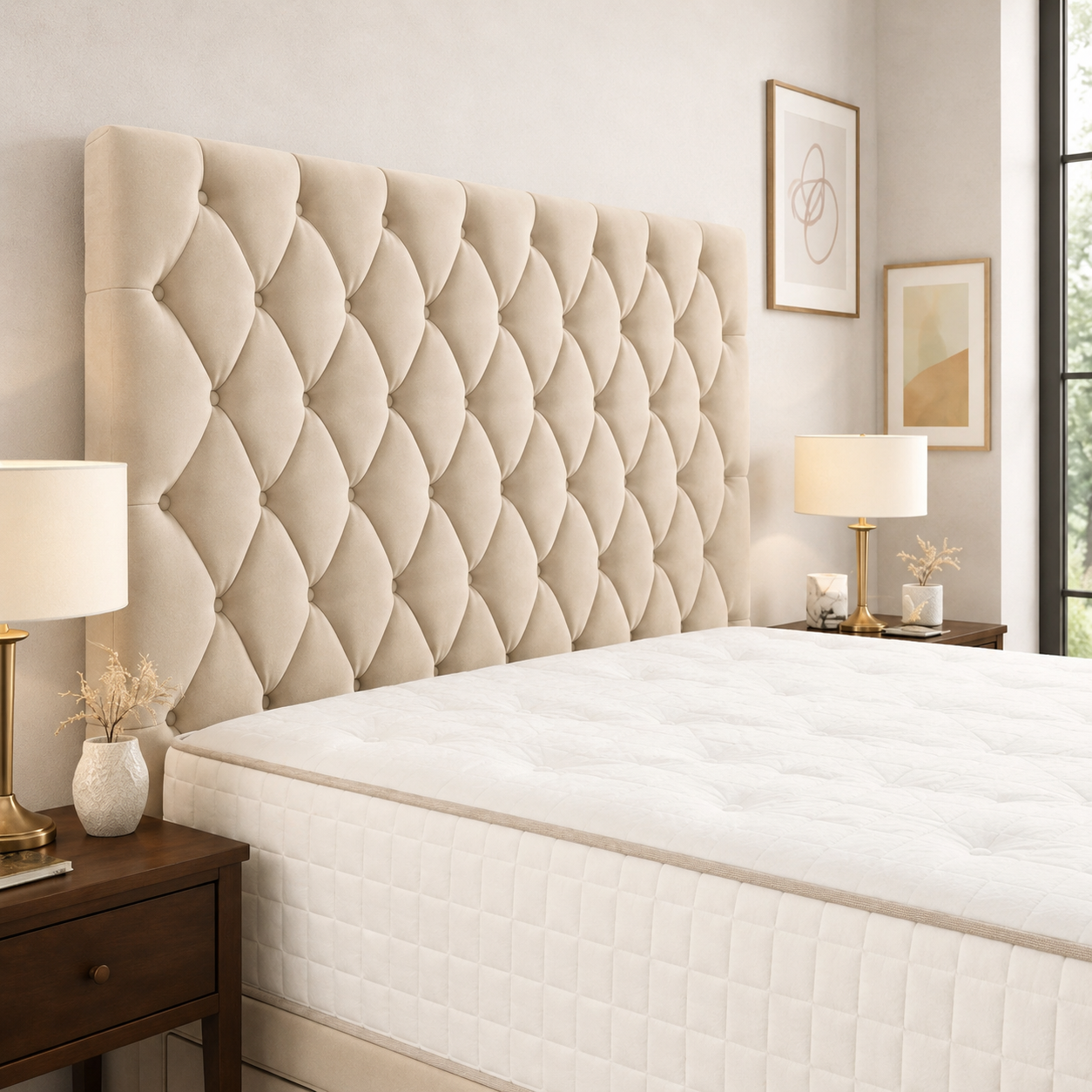 Cream Naples,Cream Plush velvet