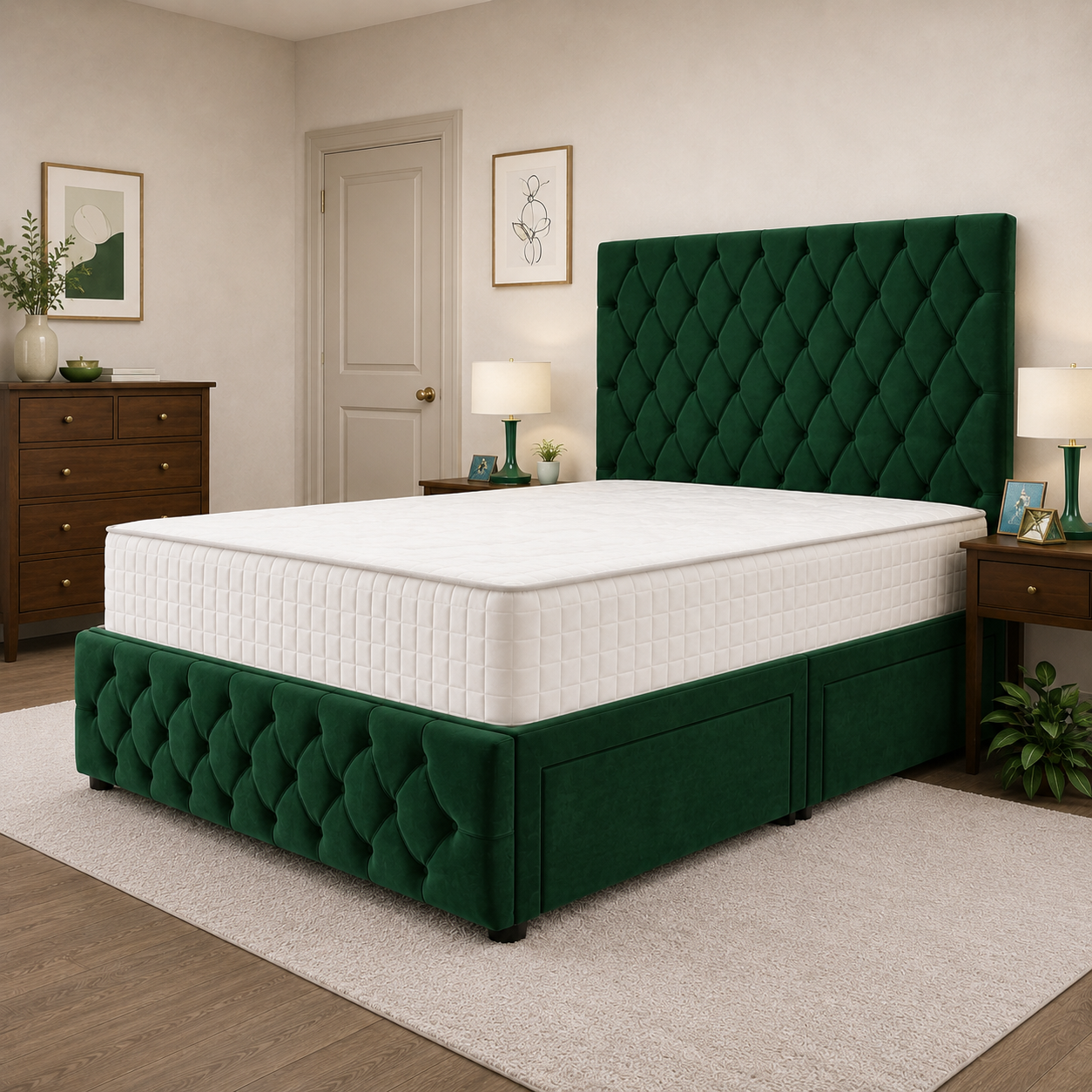 Green Naples,Green Plush velvet