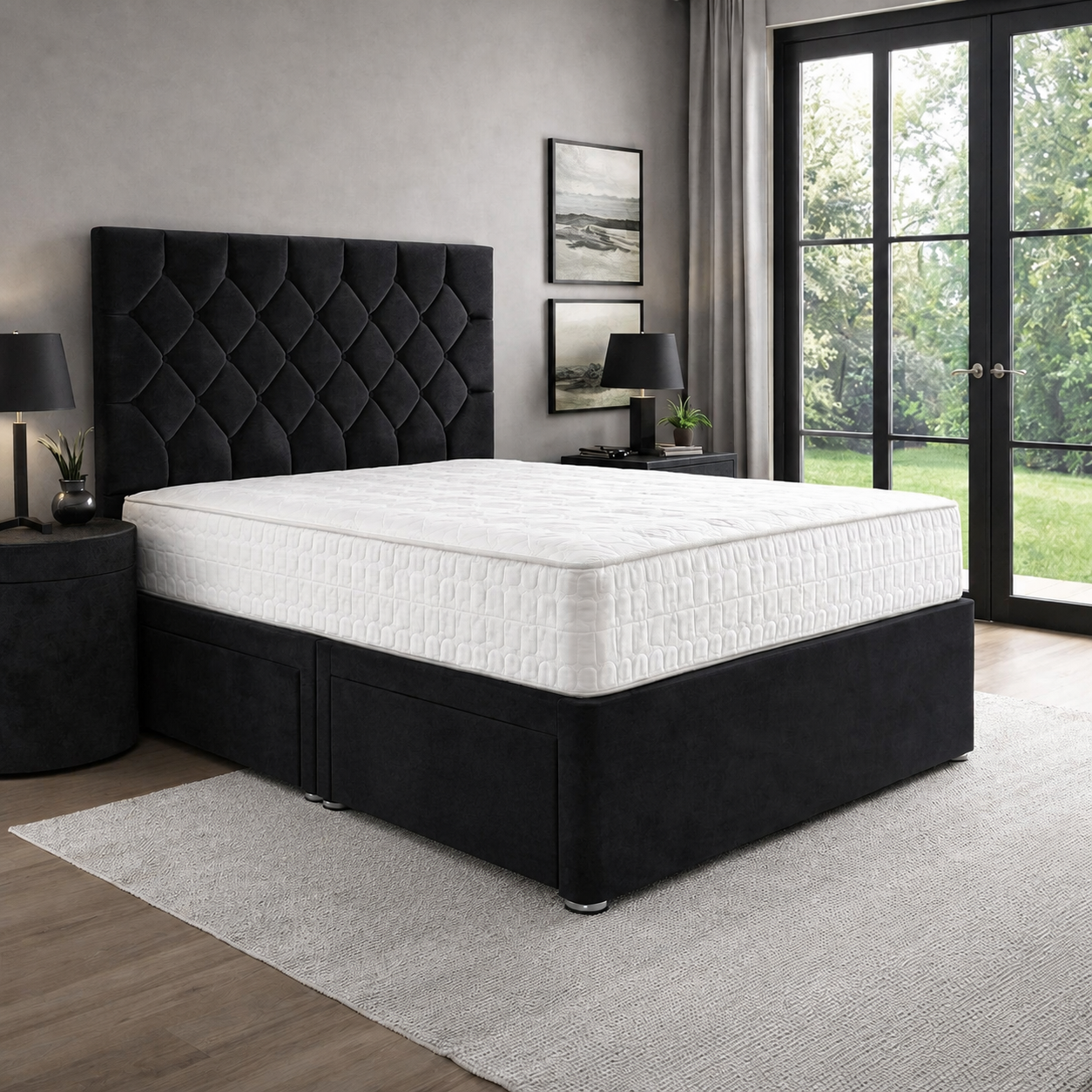 Black Naples,Black Plush velvet