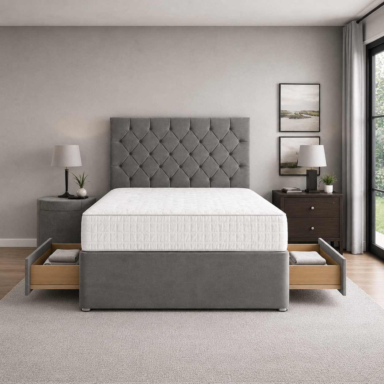 Charcoal Naples,Charcoal Plush velvet