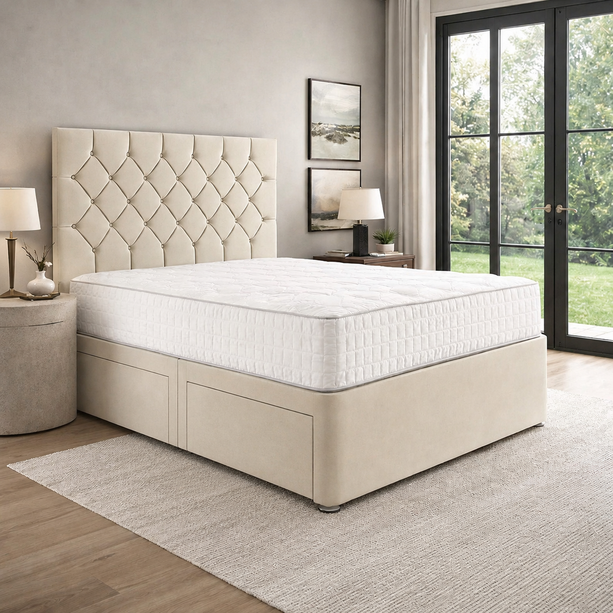 Cream Naples,Cream Plush velvet