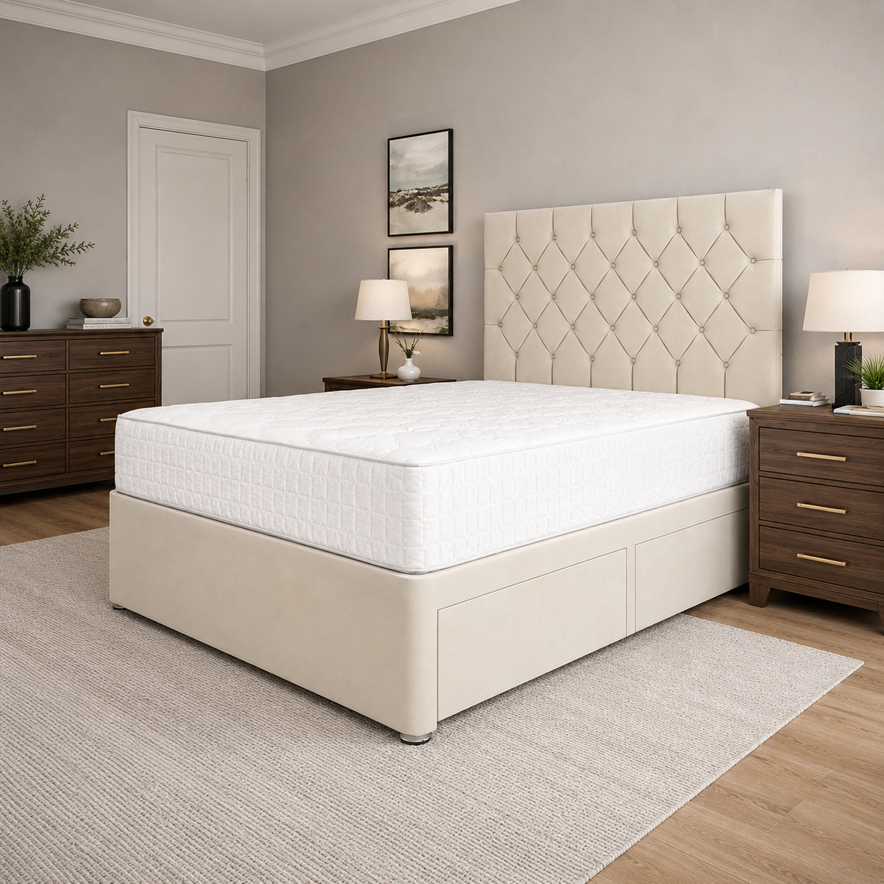 Cream Naples,Cream Plush velvet