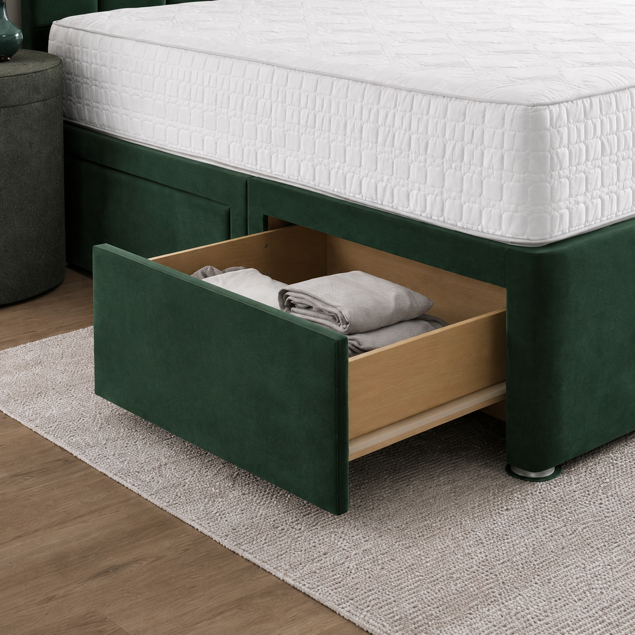 Green Naples,Green Plush velvet