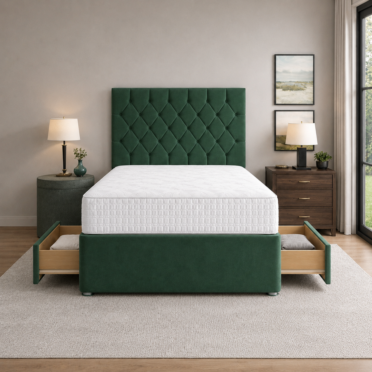 Green Naples,Green Plush velvet