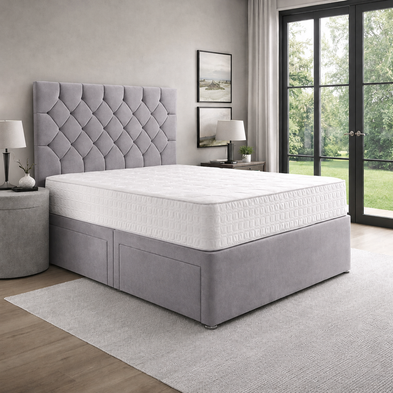 Silver Naples,Silver Plush velvet