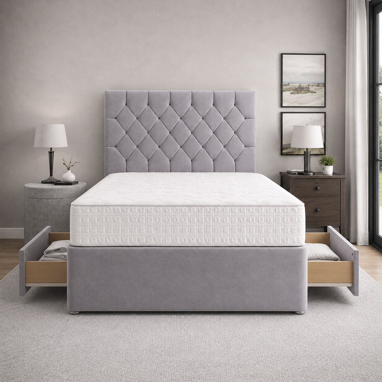 Silver Naples,Silver Plush velvet