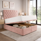 Pink Plush velvet, Pink Naples