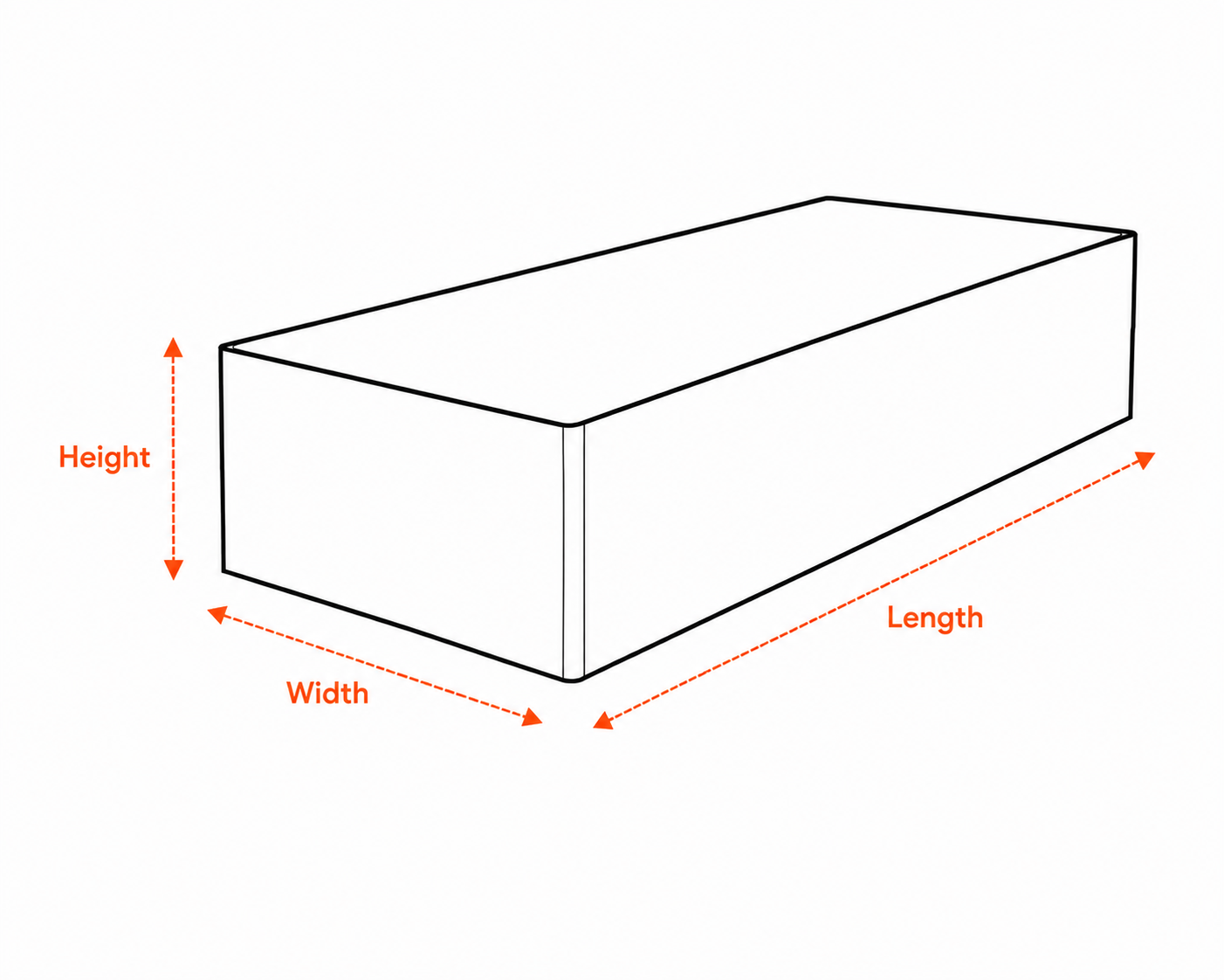 2ft6 Small Single and 3ft Single Divan Base Dimensions