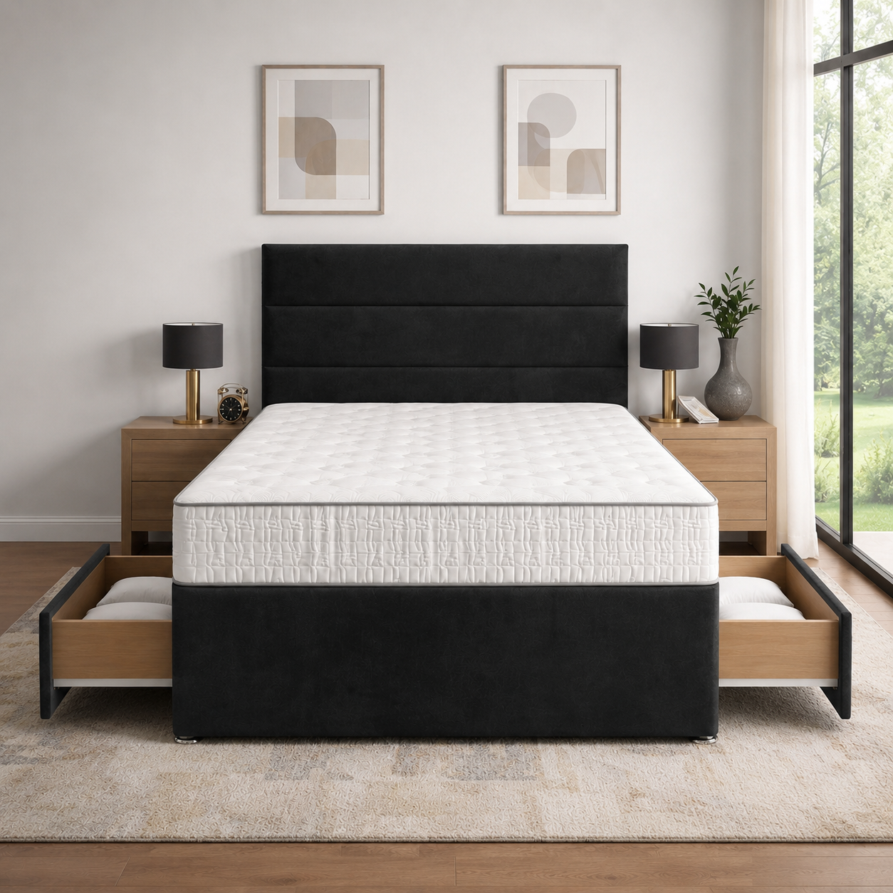 Black Naples,Black Plush velvet