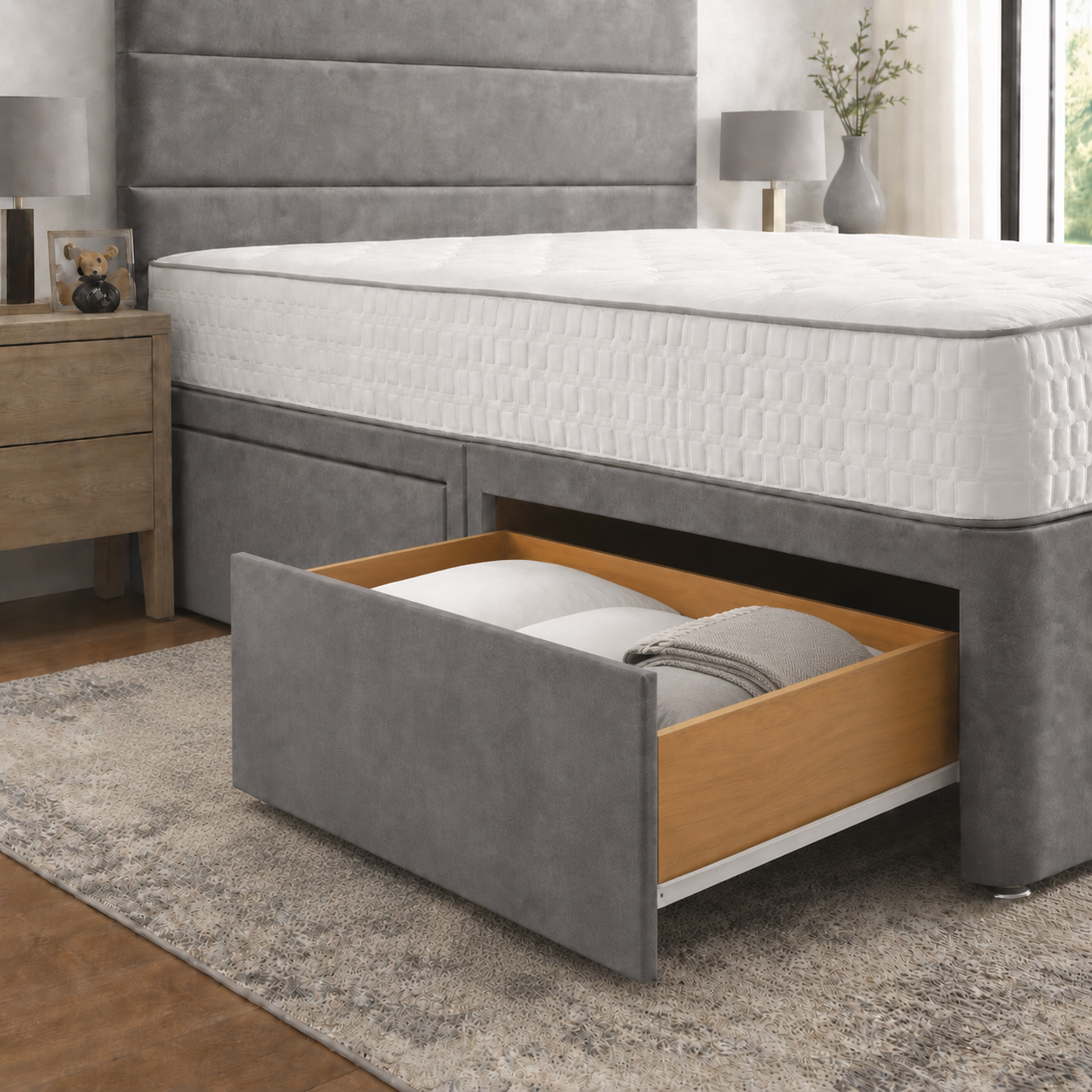 Charcoal Naples,Charcoal Plush velvet