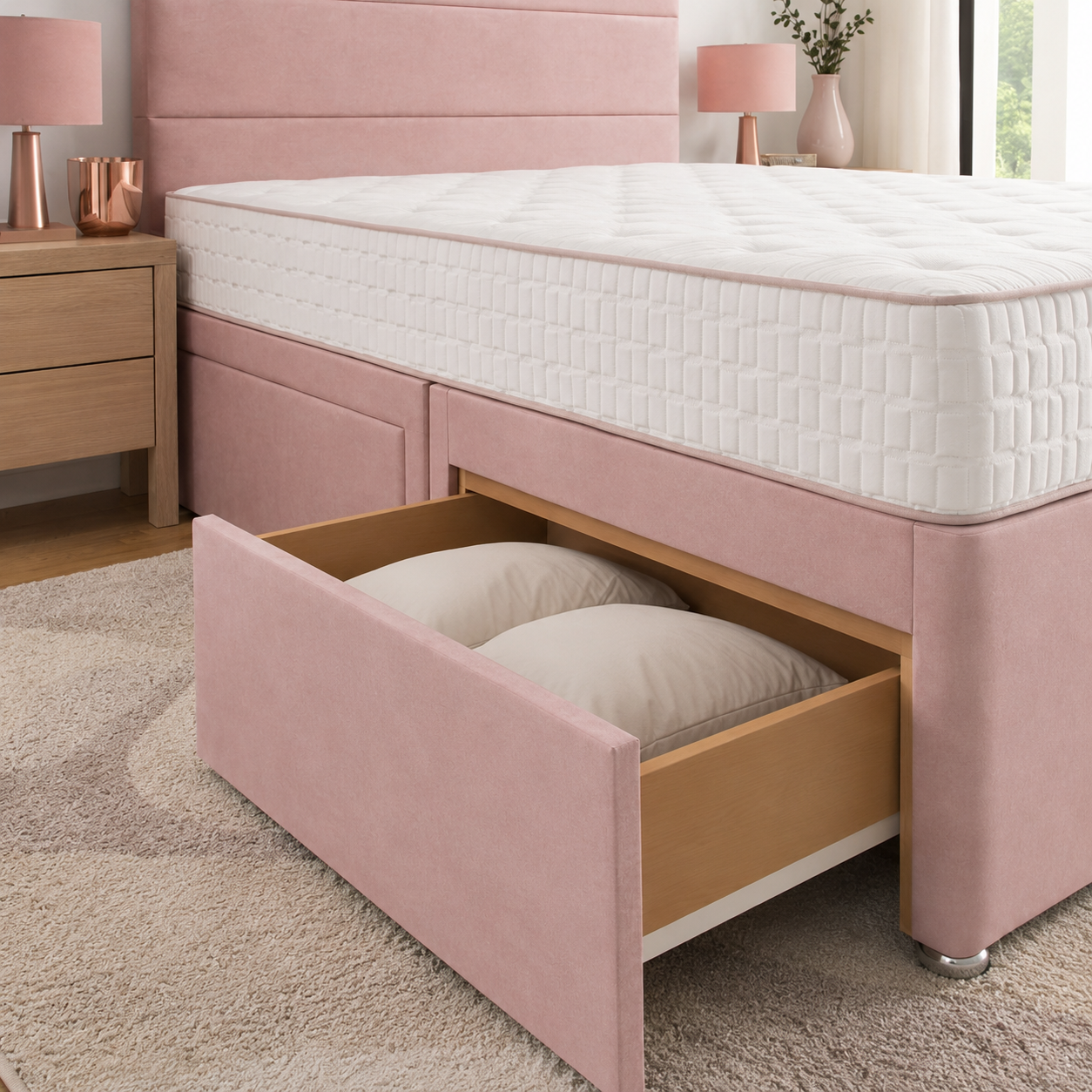 Pink Naples,Pink Plush velvet