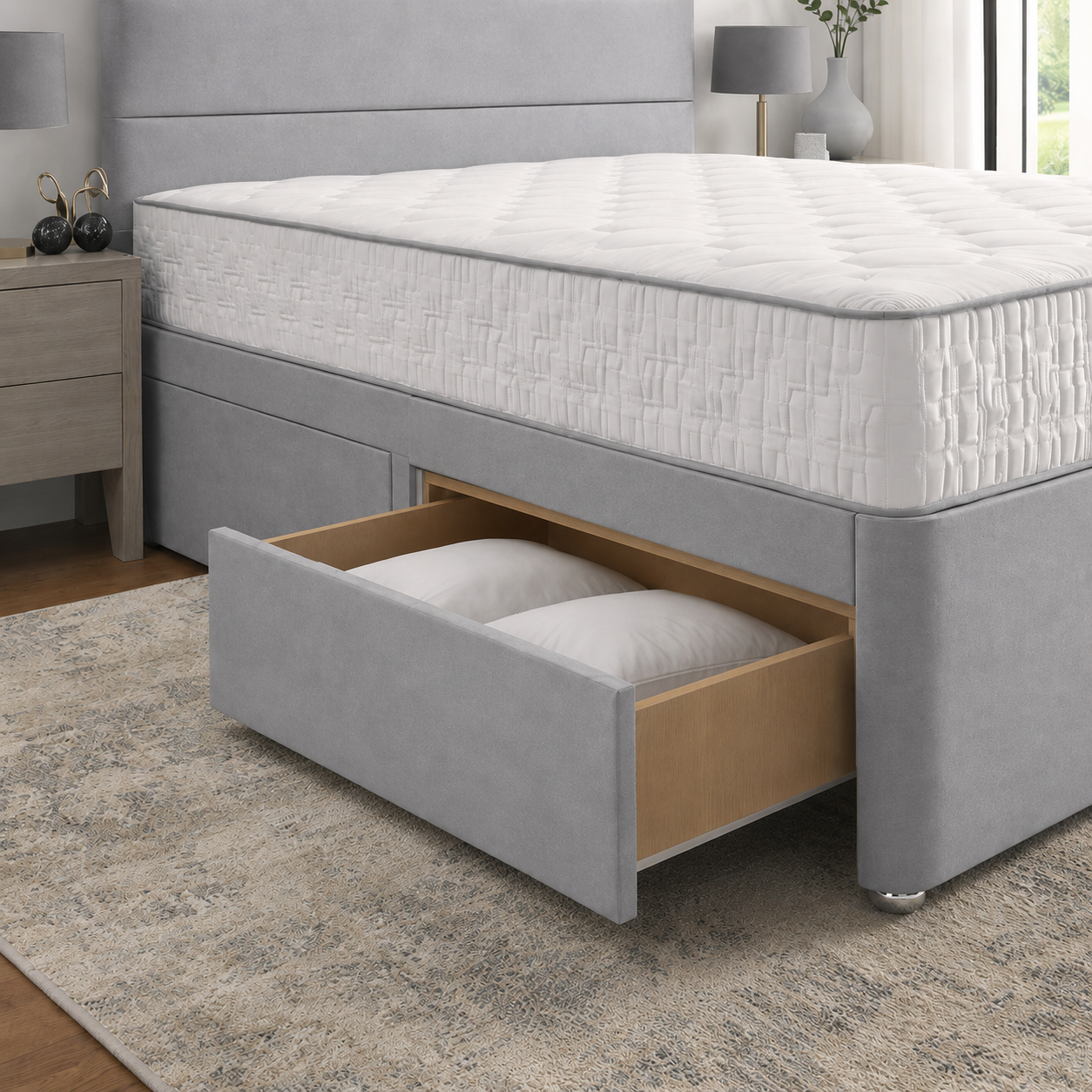 Silver Naples,Silver Plush velvet