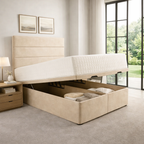 Cream Plush velvet, Cream Naples