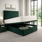 Green Plush velvet, Green Naples