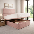 Pink Plush velvet, Pink Naples