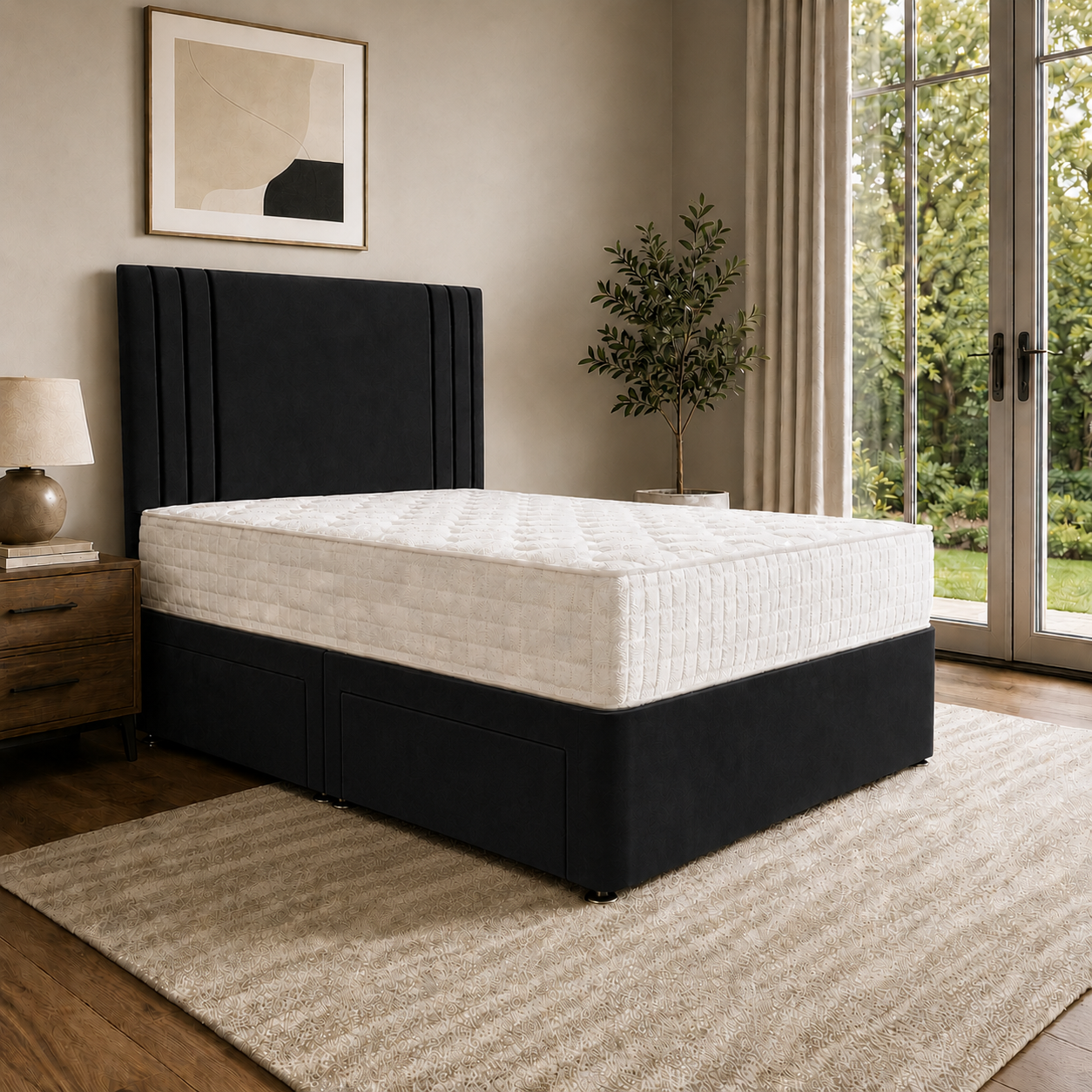 Black Naples,Black Plush velvet