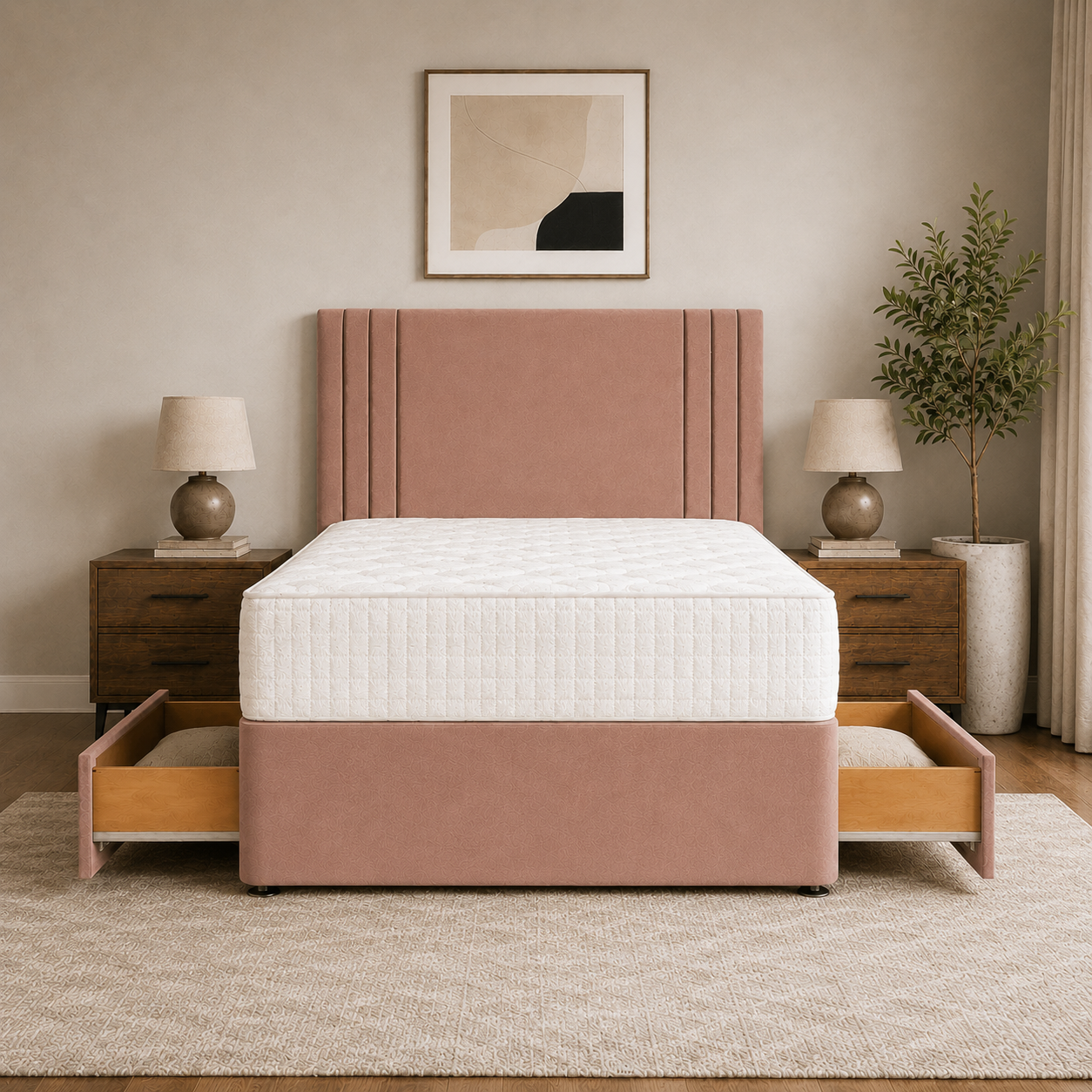 Pink Naples,Pink Plush velvet