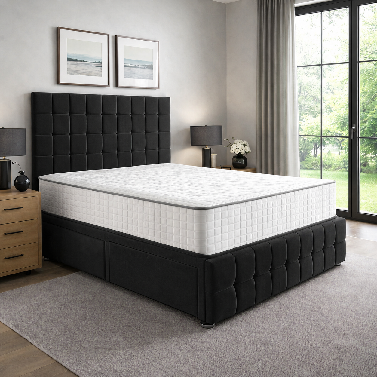 Black Naples,Black Plush velvet