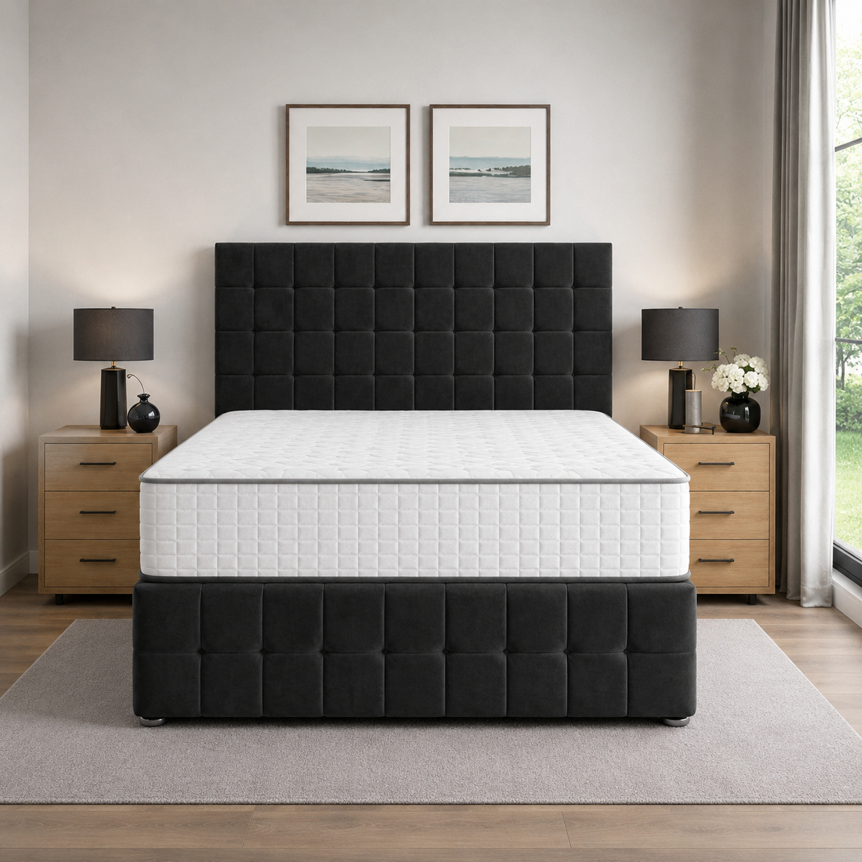 Black Naples,Black Plush velvet