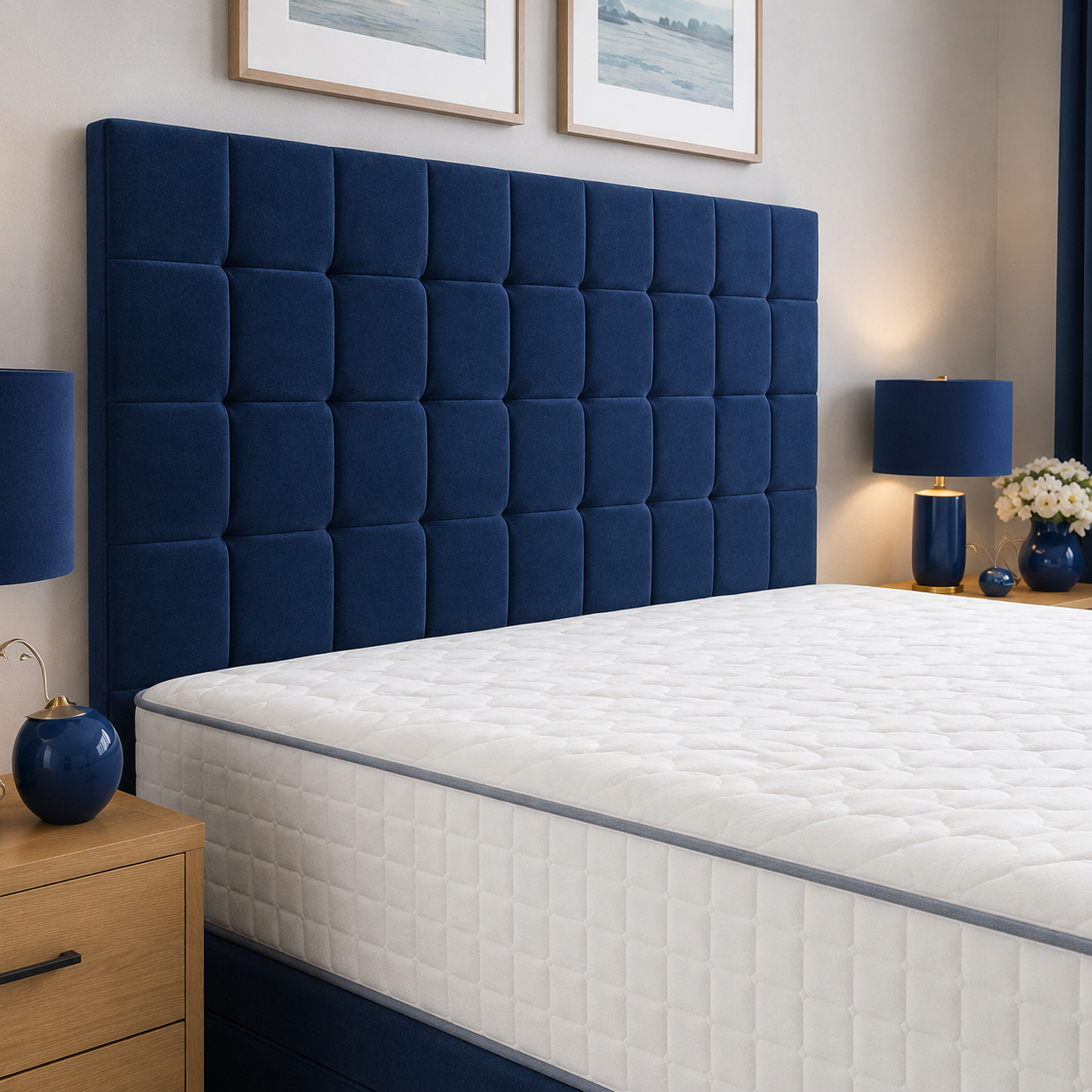 Blue Naples,Blue Plush velvet