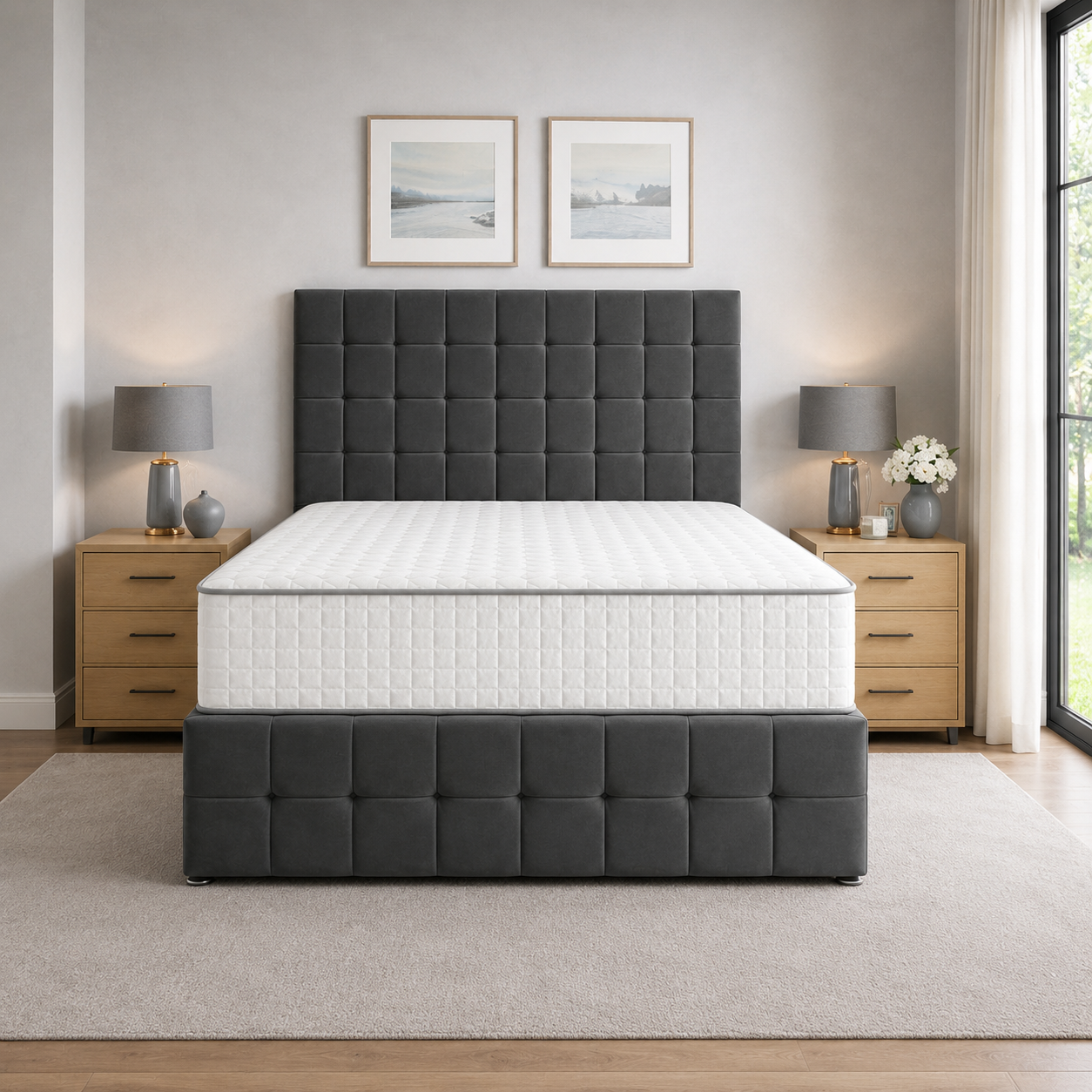 Charcoal Naples,Charcoal Plush velvet