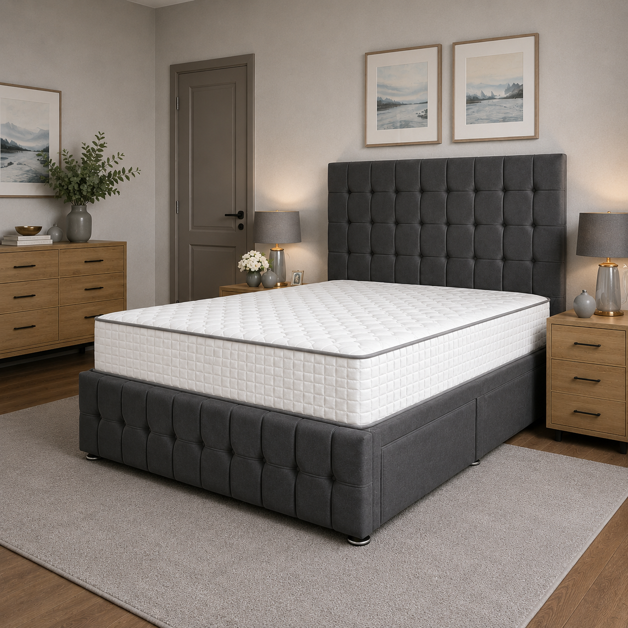 Charcoal Naples,Charcoal Plush velvet