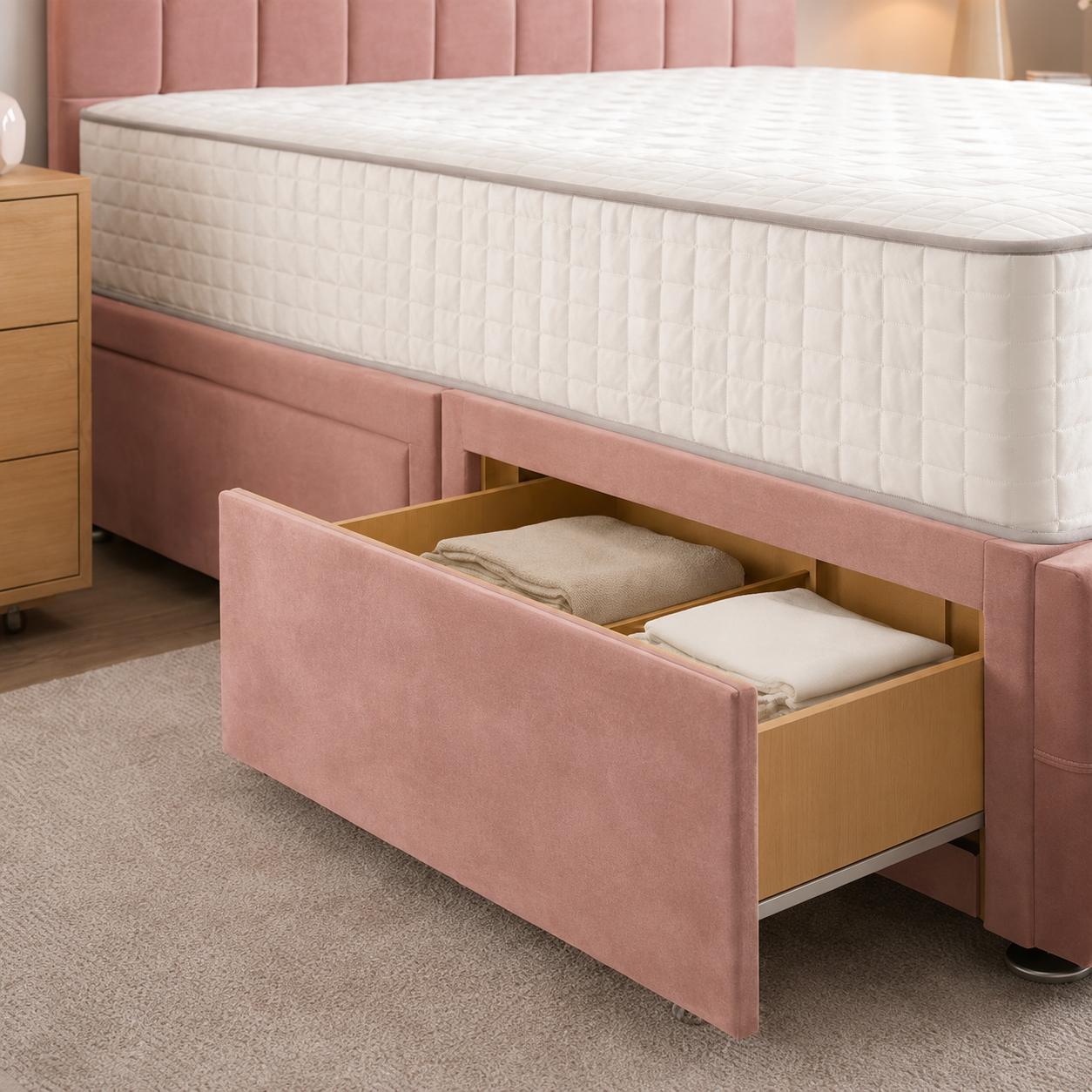 Pink Naples,Pink Plush velvet