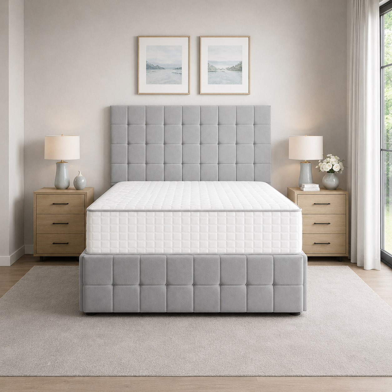 Silver Naples,Silver Plush velvet