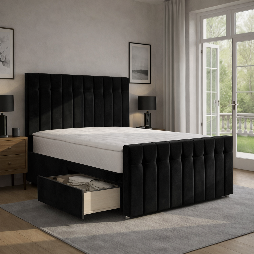 Black Naples,Black Plush velvet