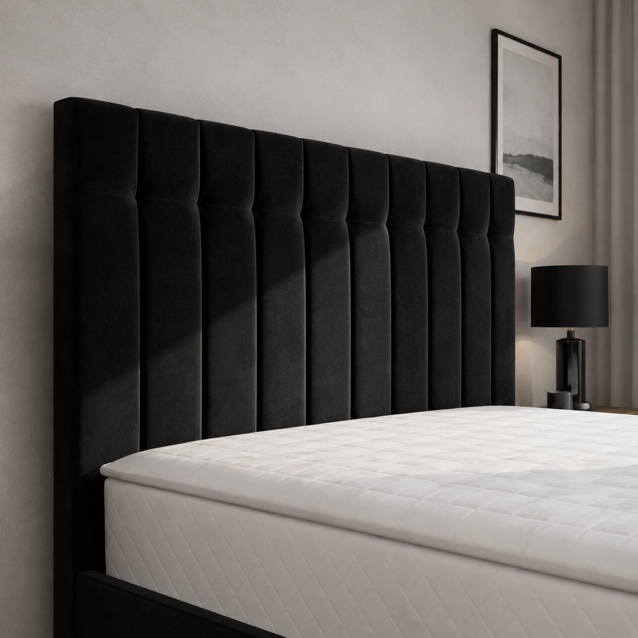 Black Naples,Black Plush velvet