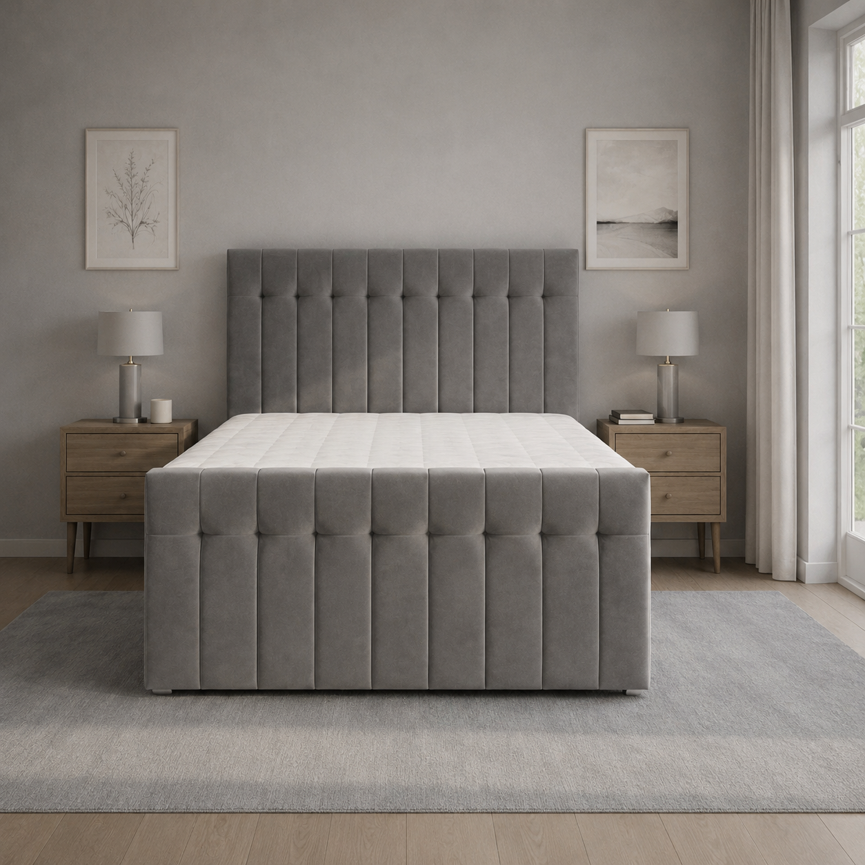 Charcoal Naples,Charcoal Plush velvet