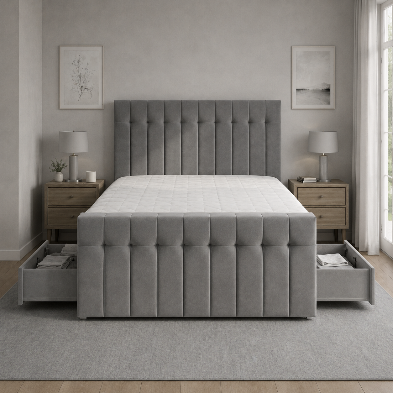 Charcoal Naples,Charcoal Plush velvet