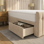 Cream Naples,Cream Plush velvet